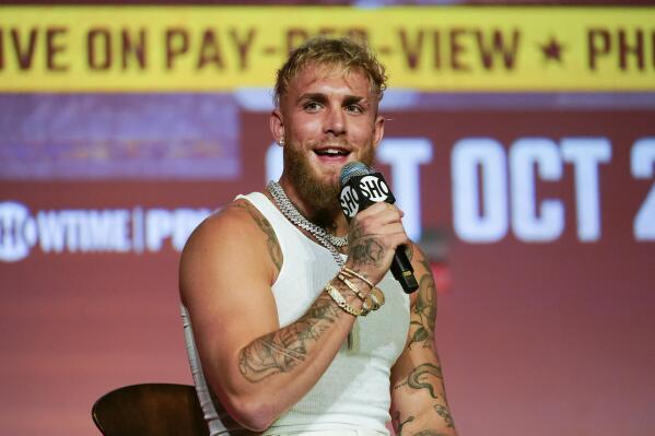 Jake Paul in training